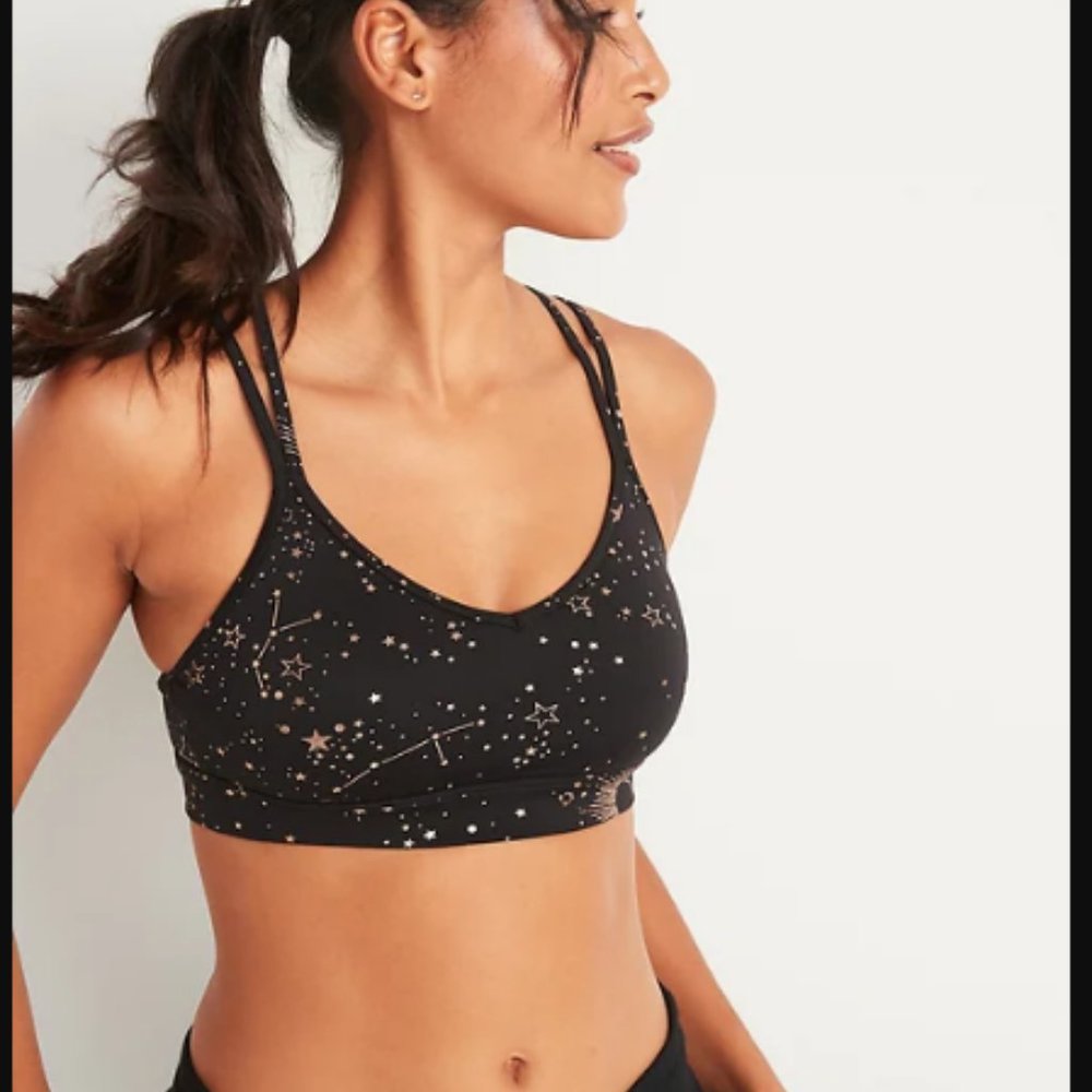 Old Navy Actives Light Support Strappy Sports Bra